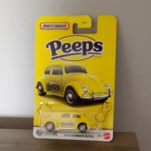Matchbox Peeps Yellow Volkswagen Beetle💛💛💛